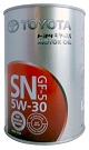   TOYOTA SAE 5W-30 SN/GF-5