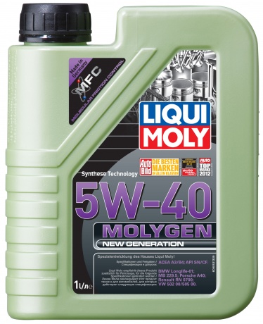 -   Molygen New Generation 5W-40 